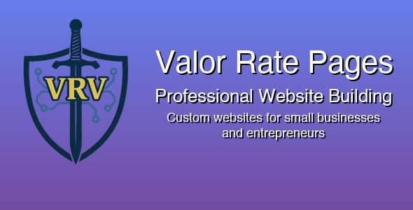 Pricing | Entrepreneur & Small Business Websites | Valor Rate Pages ...
